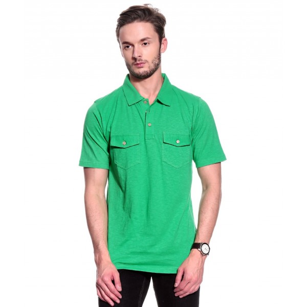 T10 Sports Slub Polo T10000303 (Green)
